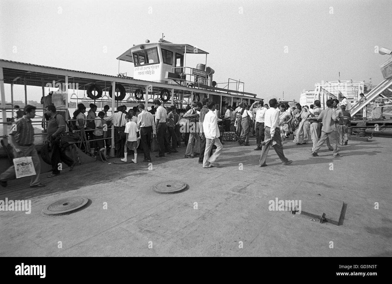 Passenger ferry ferries Black and White Stock Photos & Images - Alamy