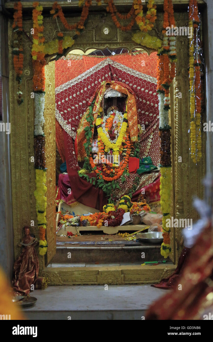 Goddess idol, danteshwari temple, jagdalpur, chhattisgarh, india, asia Stock Photo
