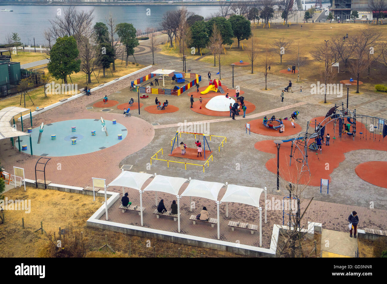 Children having fun in playground, tokyo, japan Stock Photo Alamy