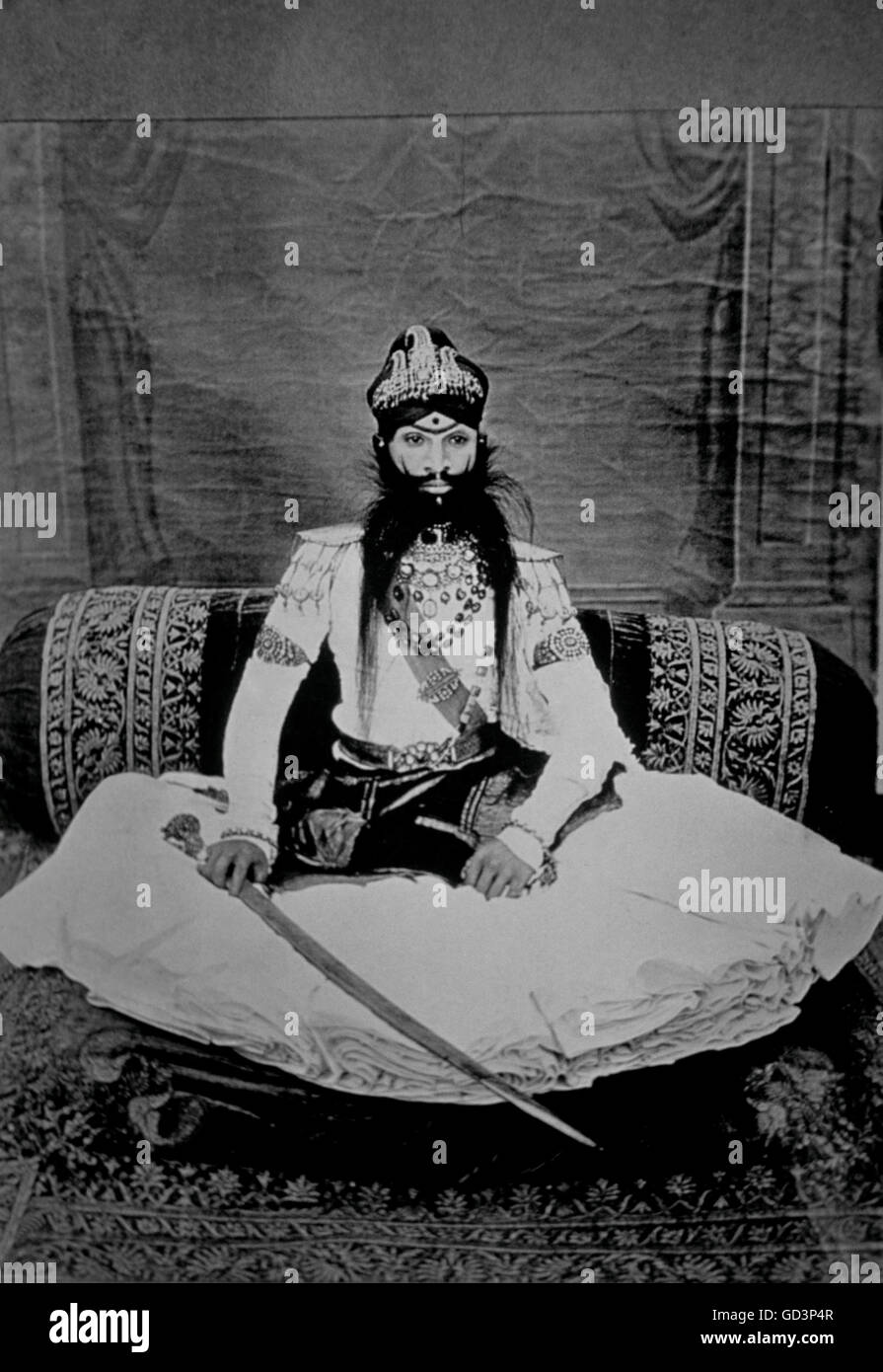 Maharao of Bundi Stock Photo Alamy