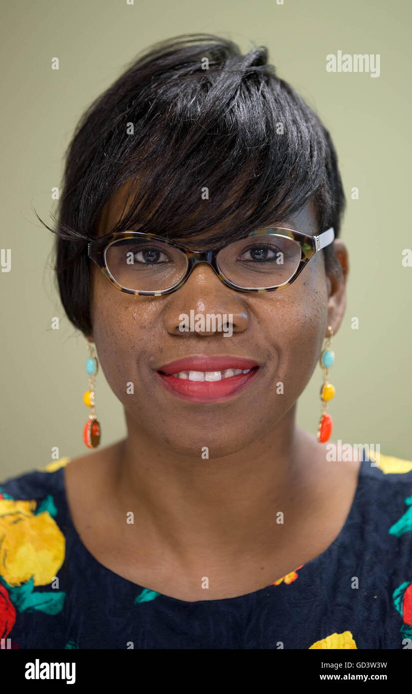 Wellington, Florida, USA. 11th July, 2016. City of Westlake commissioner Katrina Long-Robinson during city council meeting in Westlake, Florida on July 11, 2016. © Allen Eyestone/The Palm Beach Post/ZUMA Wire/Alamy Live News Stock Photo