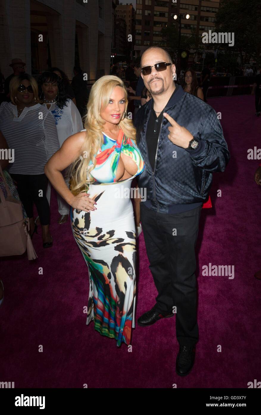 New York, NY, USA. 11th July, 2016. Coco, Ice T at arrivals for VH1 Hip