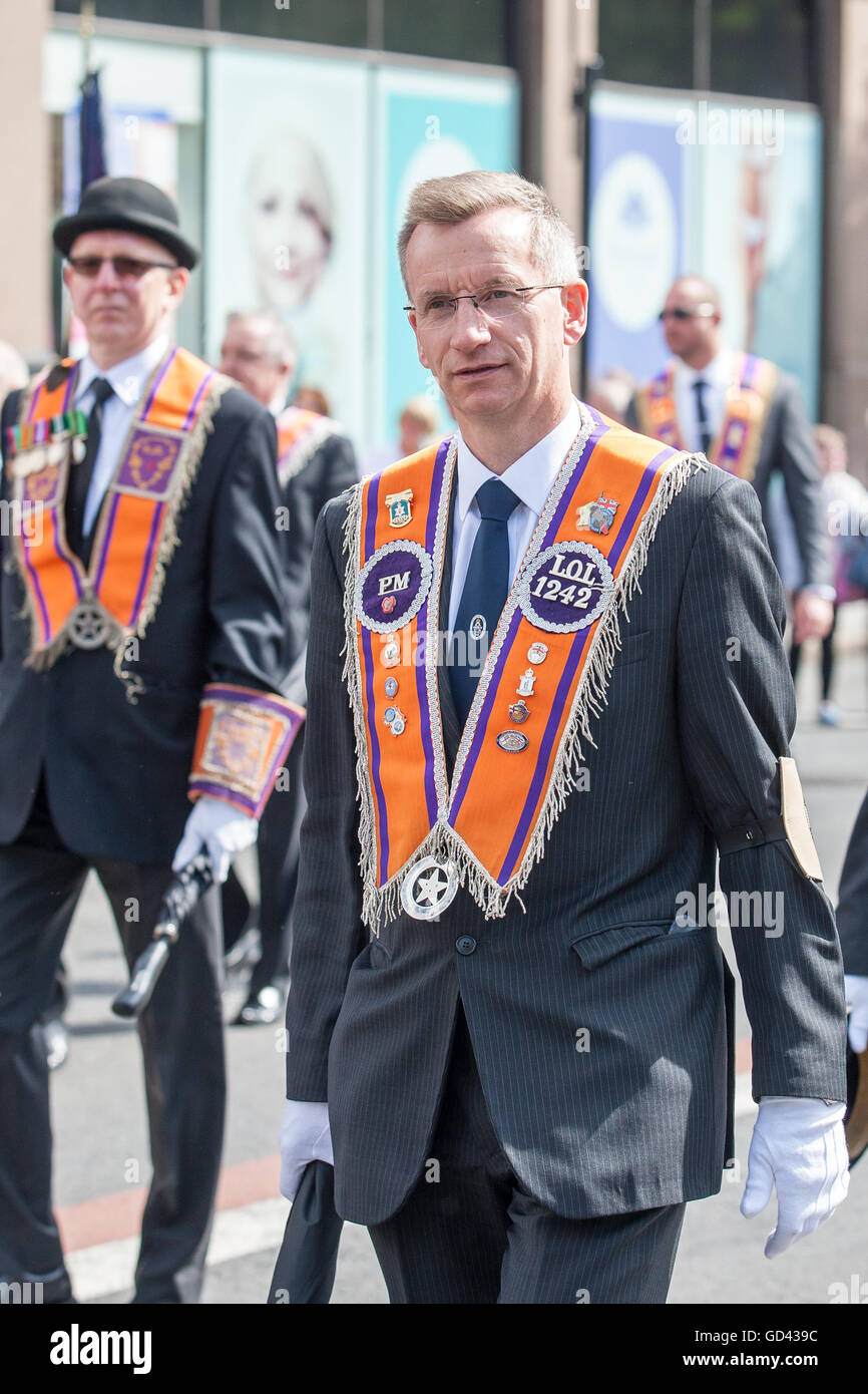 Belfast, UK. 12th July 2016. The Right Honourable The Lord Mayor of