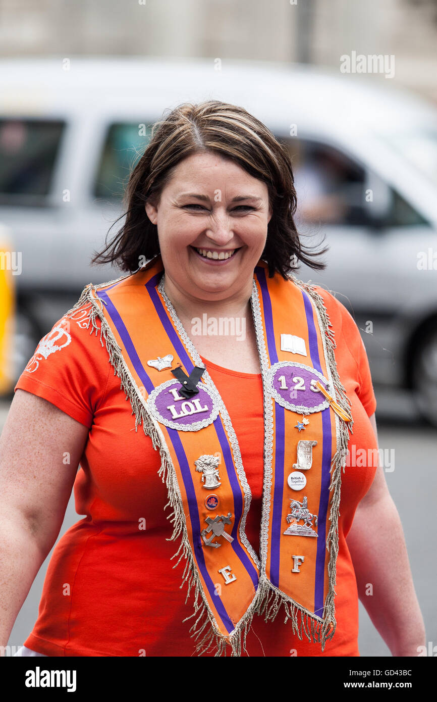 Members loyal orange order orangemen hires stock photography and