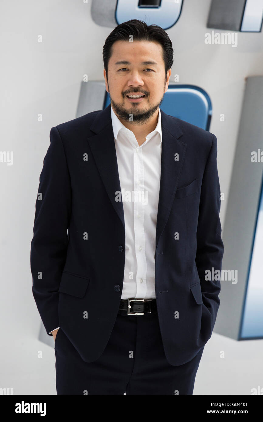 London, UK. 12 July 2016. Director Justin Lin. Red carpet arrivals for Star Trek Beyond. Paramount Pictures presents the European Premiere of Star Trek Beyond at the Empire Leicester Square. Credit:  Bettina Strenske/Alamy Live News Stock Photo