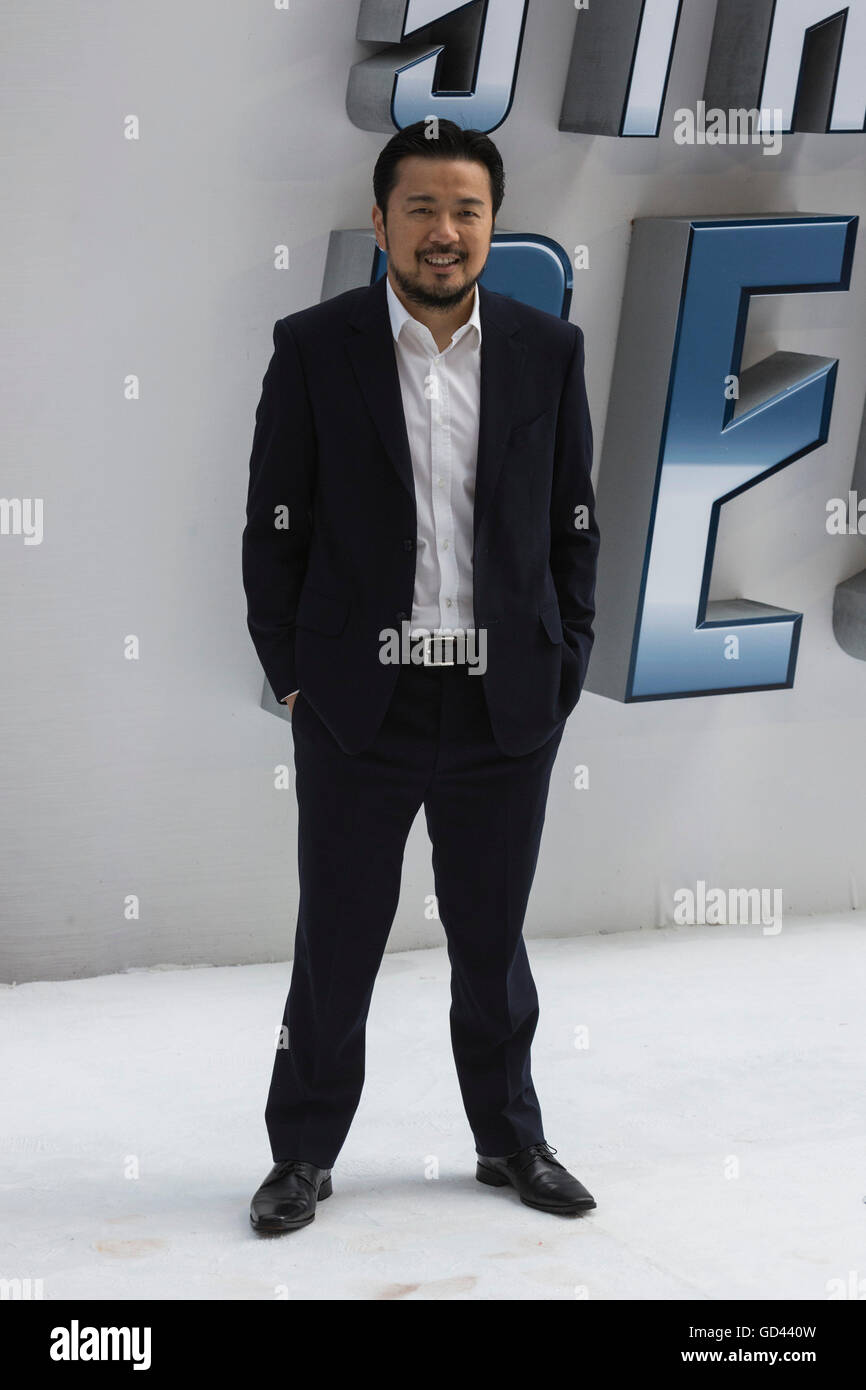 London, UK. 12 July 2016. Director Justin Lin. Red carpet arrivals for Star Trek Beyond. Paramount Pictures presents the European Premiere of Star Trek Beyond at the Empire Leicester Square. Credit:  Bettina Strenske/Alamy Live News Stock Photo