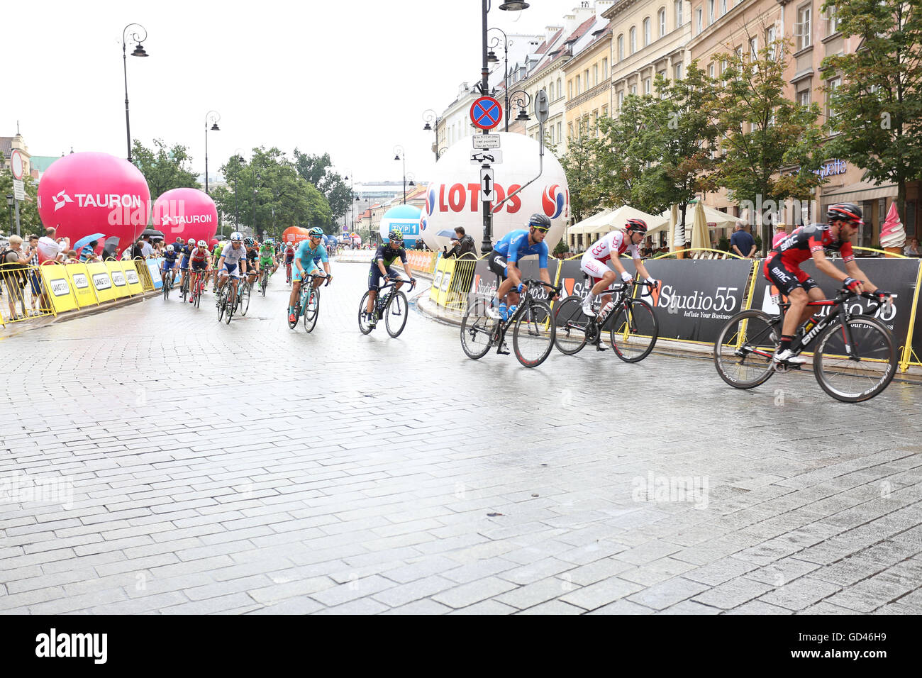 Warsaw, Poland. 12th July, 2016. 73th Tour de Pologne Credit:  Madeleine Ratz/Alamy Live News Stock Photo