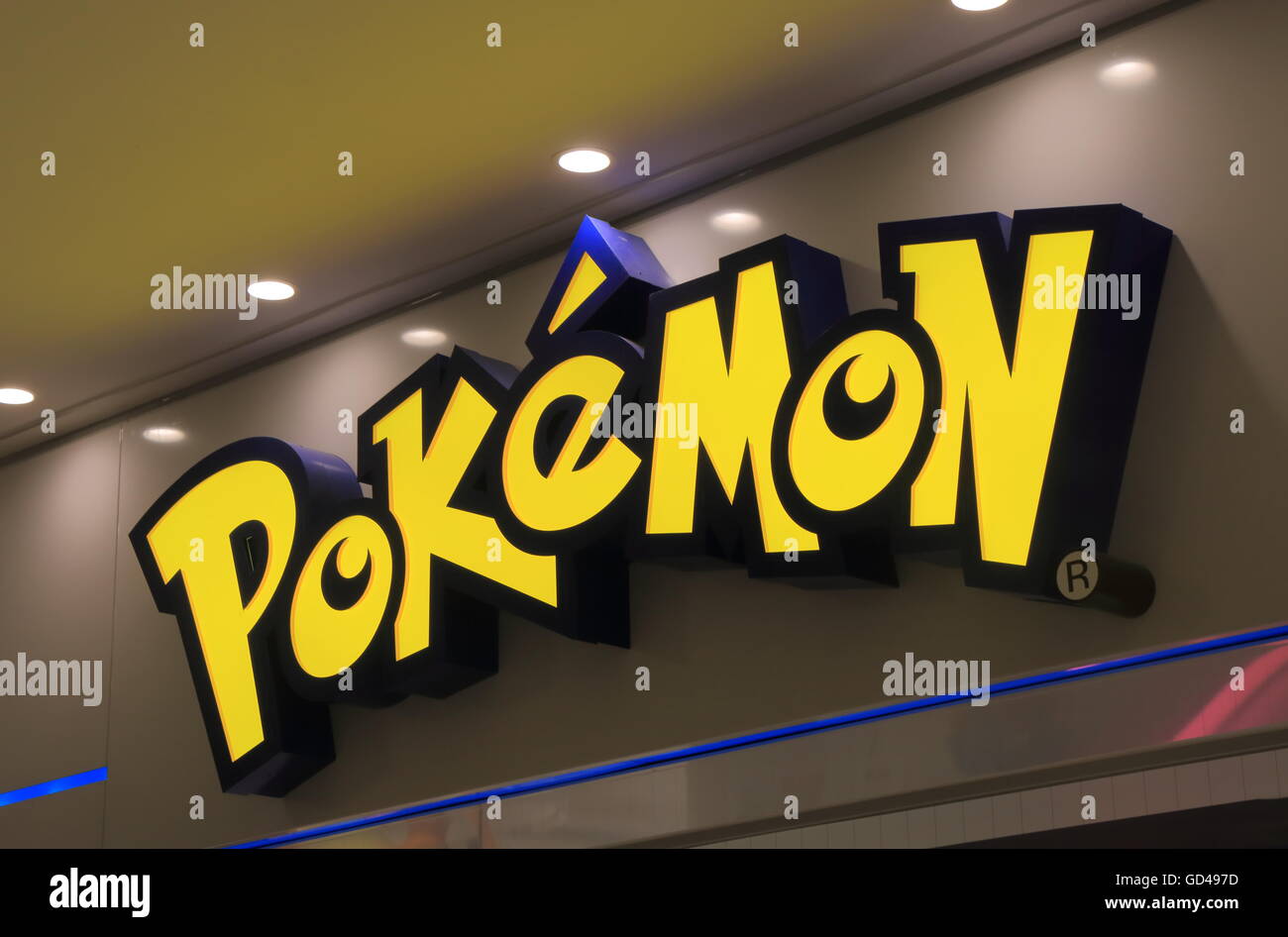 Pokemon Japanese animation. Stock Photo