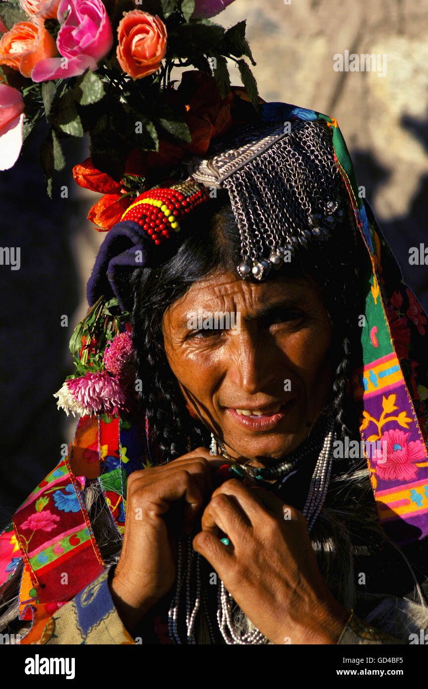 Drokpa lady Stock Photo - Alamy