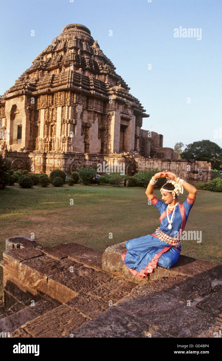 Odissi dancer Stock Photo