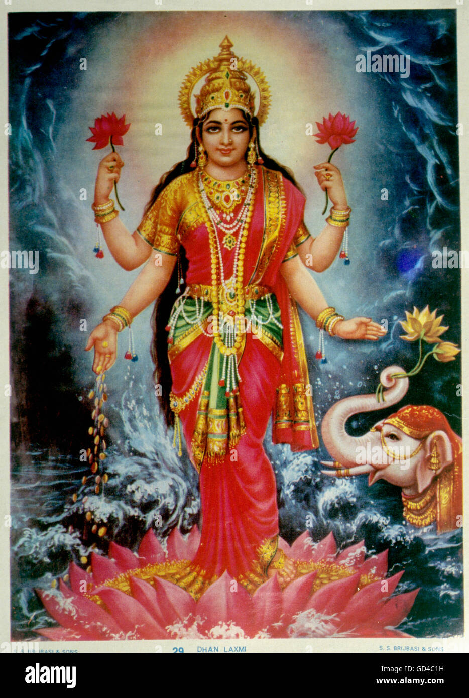 Goddess laxmi hi-res stock photography and images - Alamy
