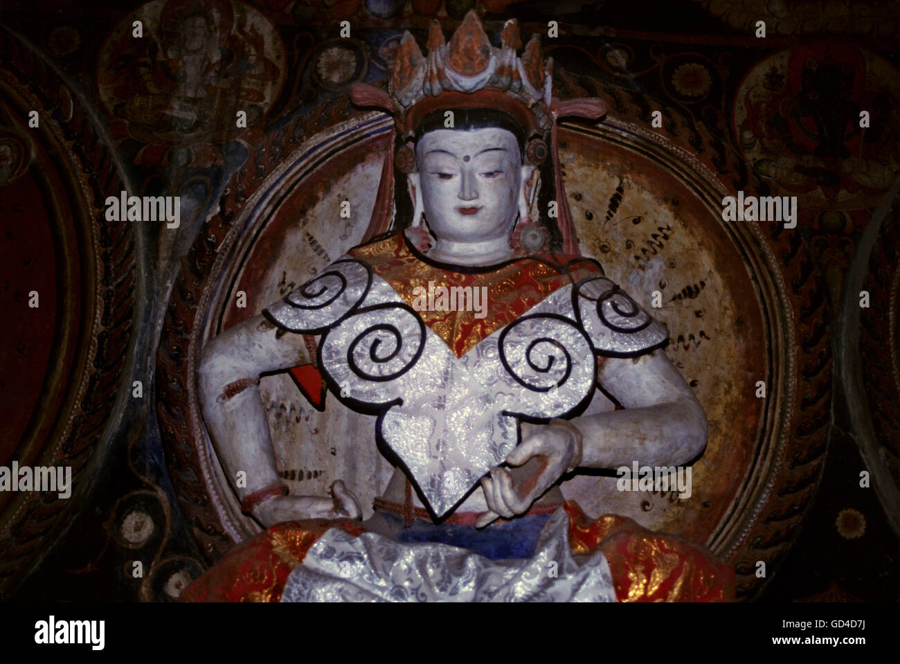 Tabo monastery art hires stock photography