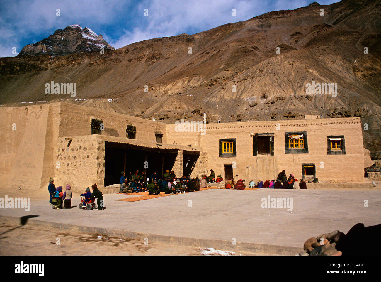 1010 year tabo gompa hires stock