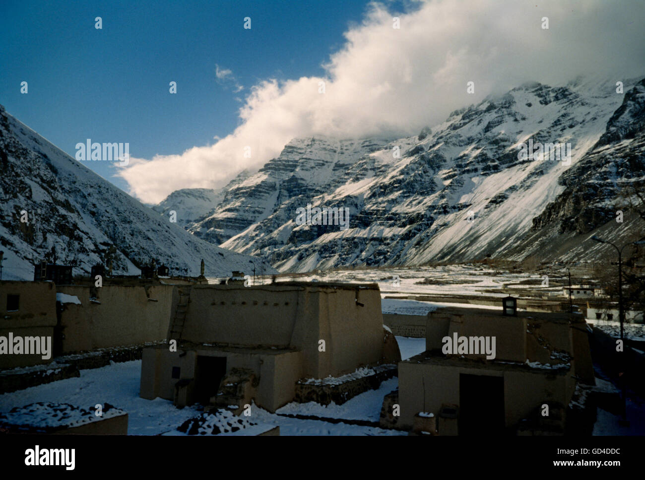 1010 year tabo gompa hires stock