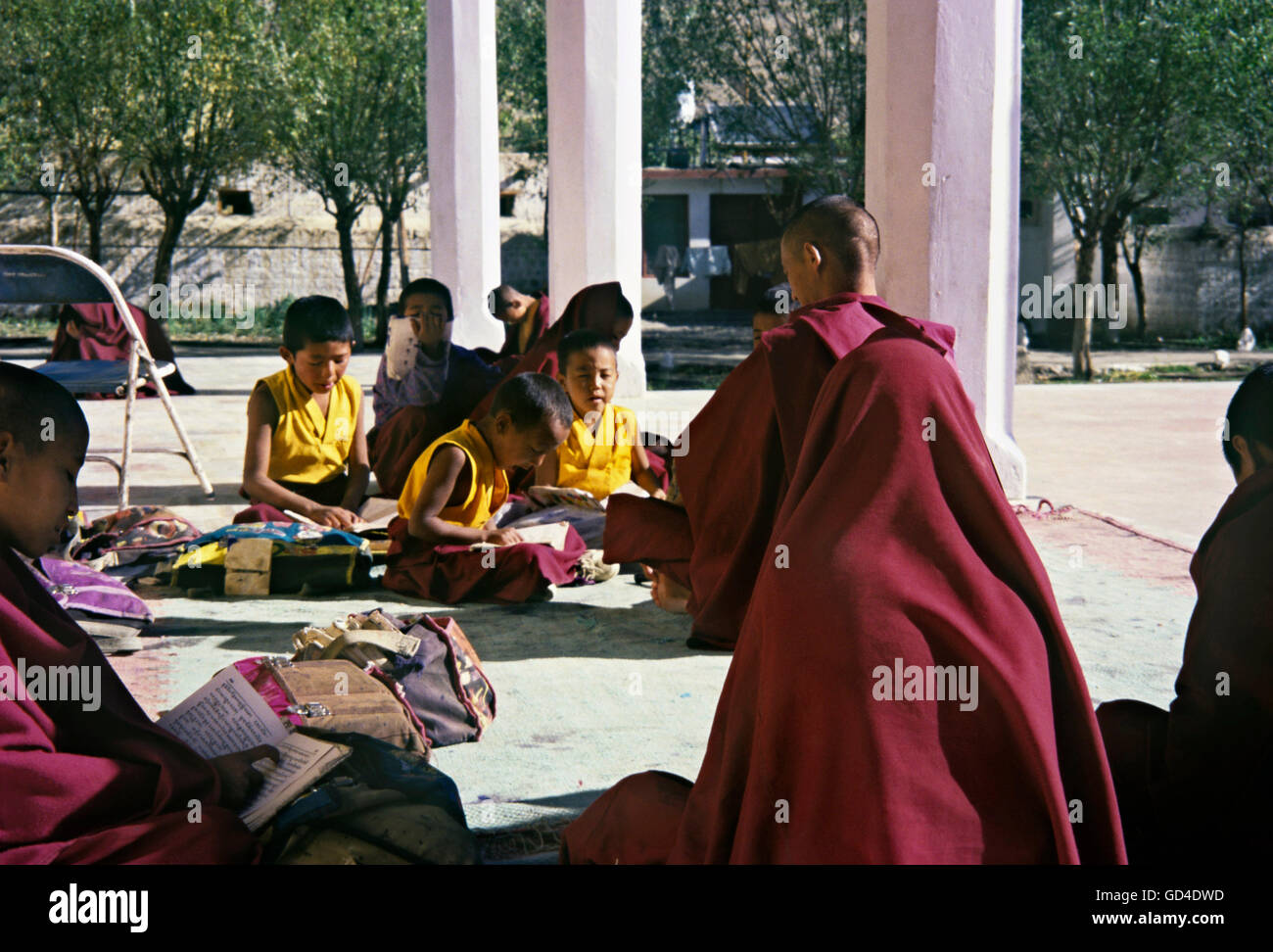 Tabo Gompa School Stock Photo Alamy