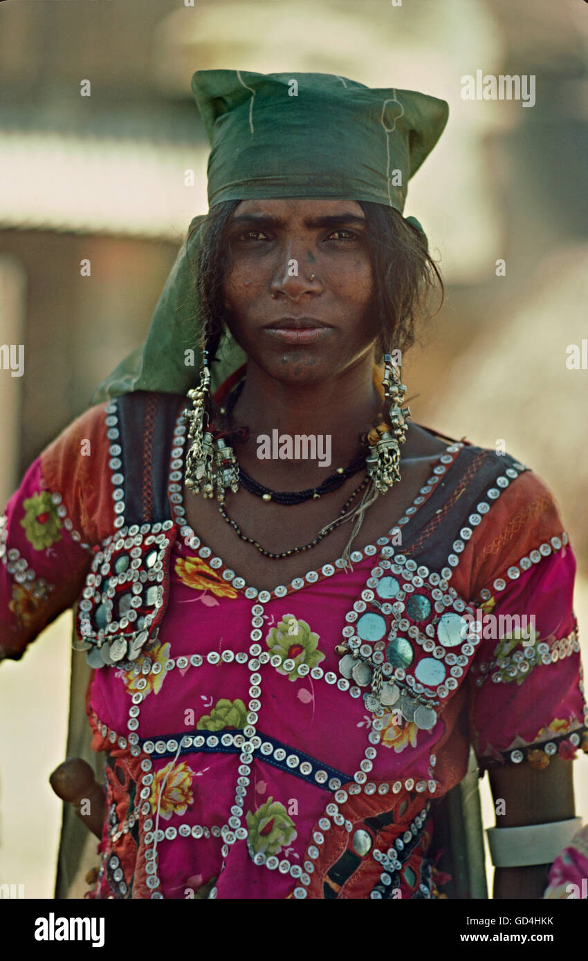 Banjara tribal woman Stock Photo