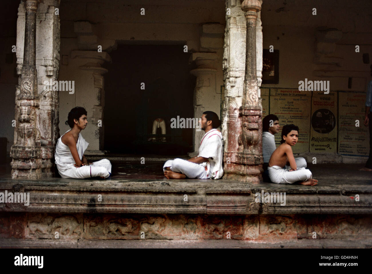 Young brahmins Stock Photo