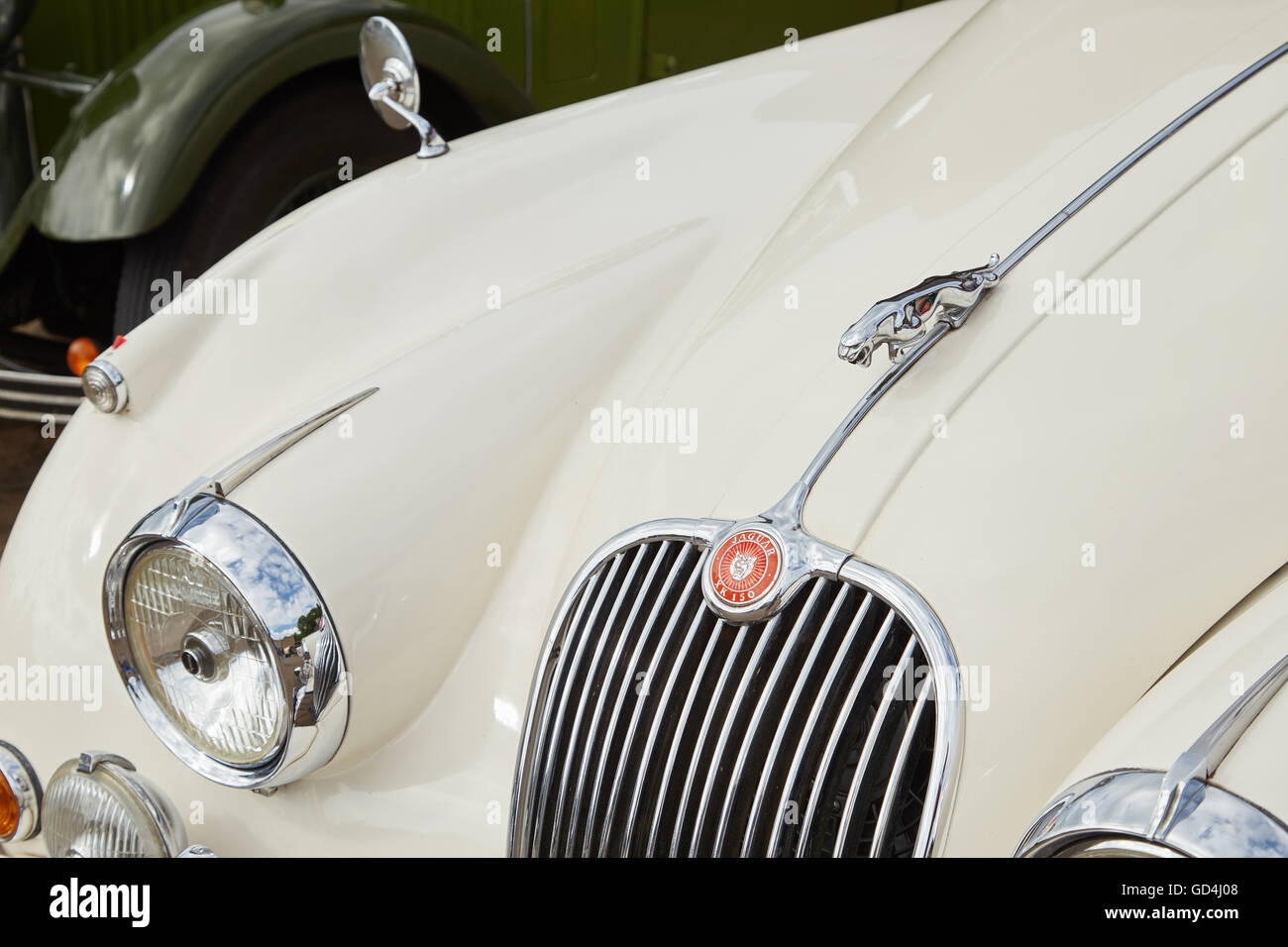 Old cream cabriolet High Resolution Stock Photography and Images - Alamy