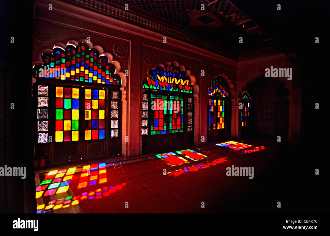 Jaipur city palace interiors hi-res stock photography and images - Alamy