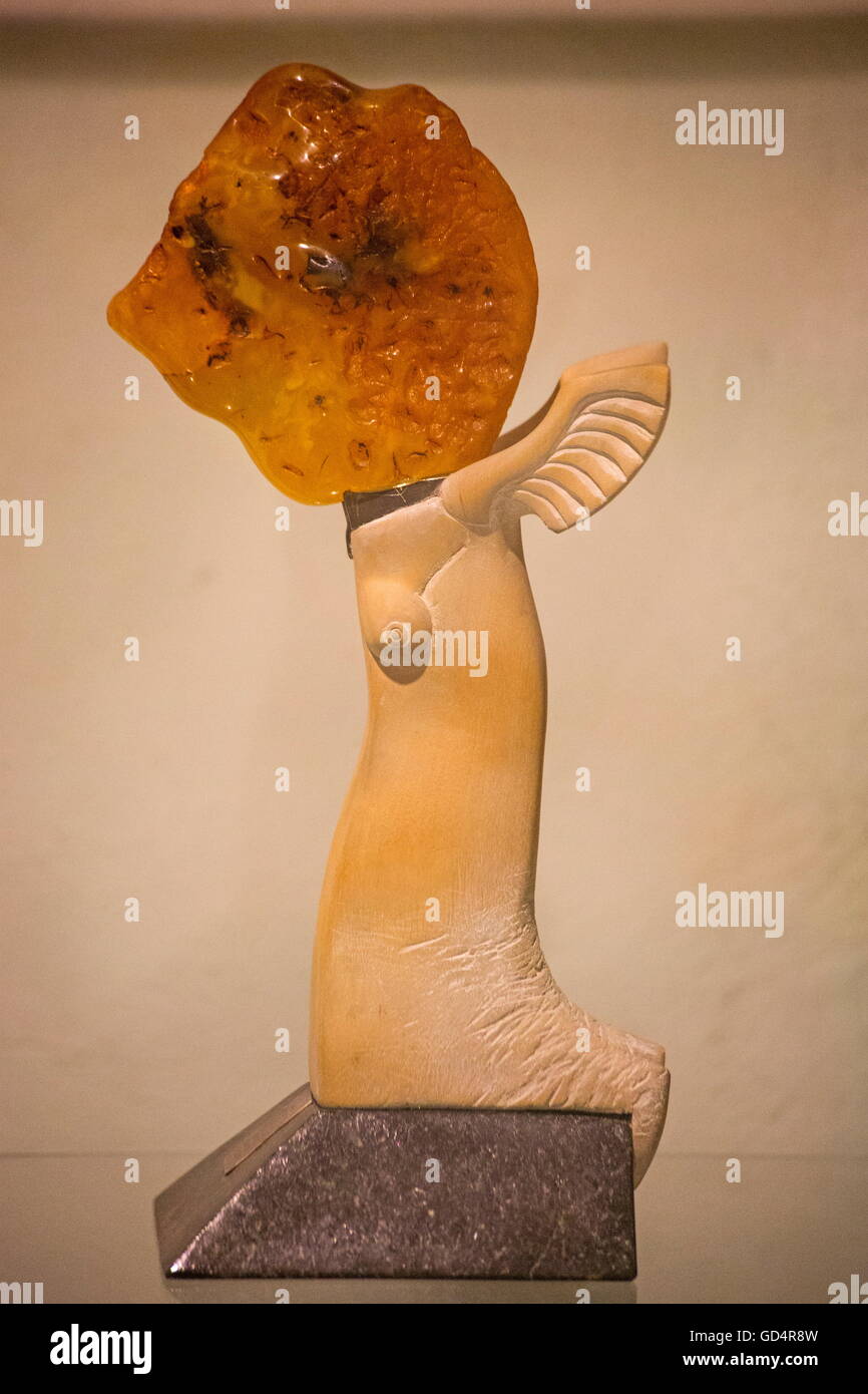 fine arts, amber, amber museum, Vilnius, Lithuania, Artist's Copyright has not to be cleared Stock Photo