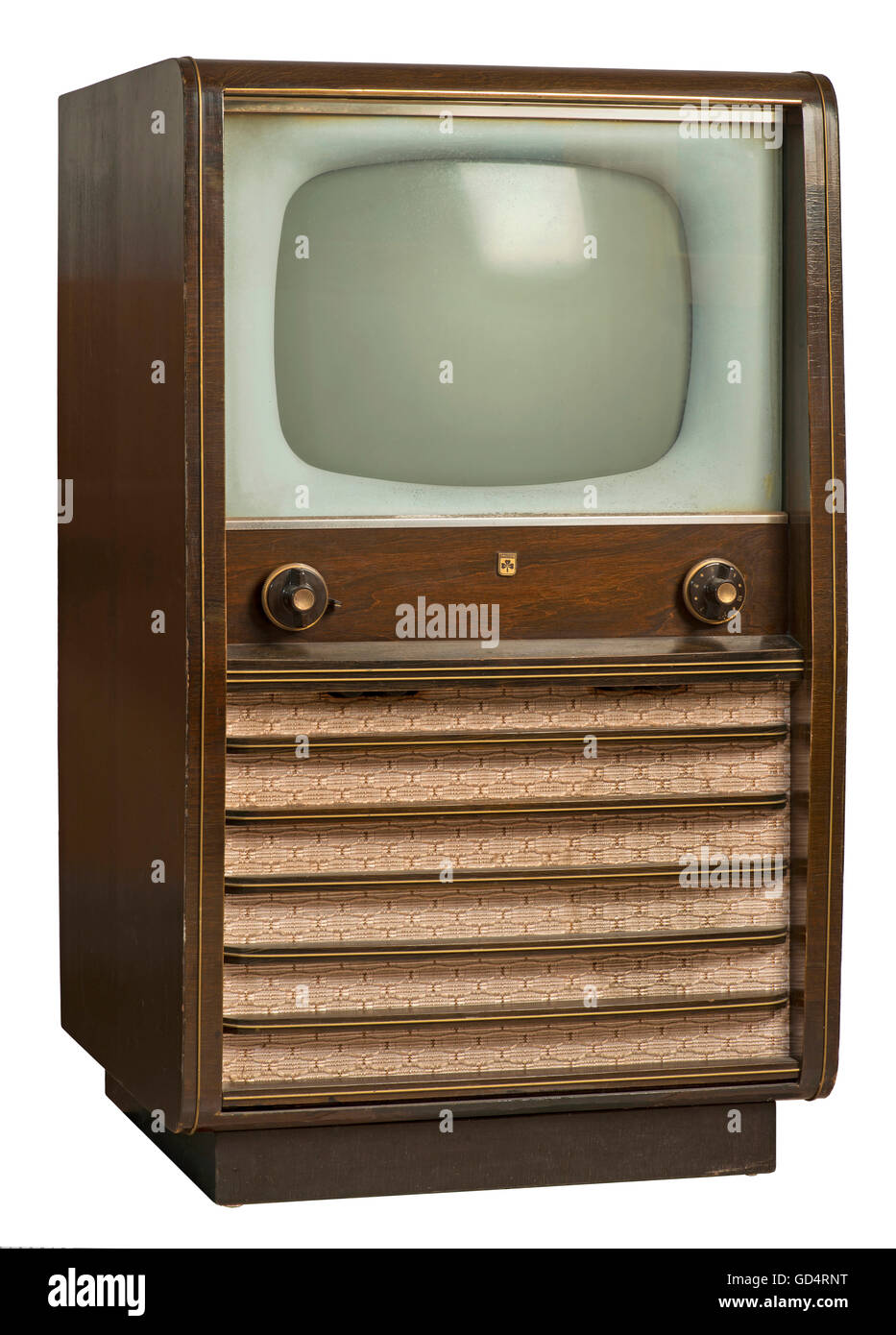 broadcast,television,Grundig,Type 550,Germany,1954,standalone device,black-white,body,exotic woods,TV device,screens,telescreen,TV screen,economy,economic miracle,economic miracles,engineering,technics,medium,media,clipping,cut out,cut-out,cut-outs,tube systems,tubes-receiver,television set,TV set,television sets,TV sets,TVs,electric appliance,electrical device,electric appliances,electrical devices,electrical,electric,device,devices,apparatus,apparatuses,object,objects,stills,tube television,television,TV,technol,Additional-Rights-Clearences-Not Available Stock Photo