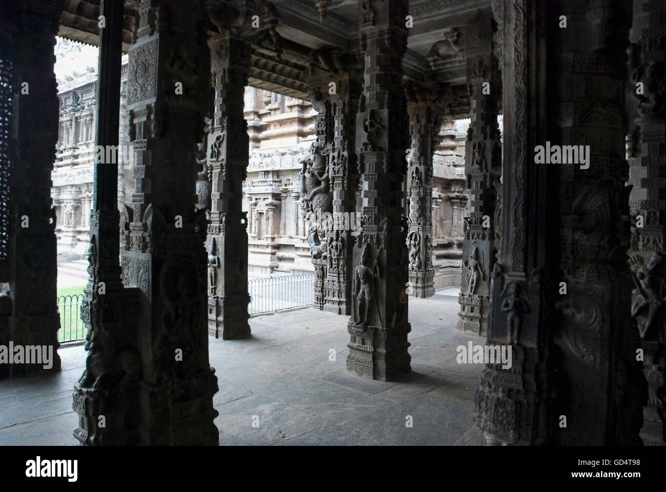 South Indian Temple sculpture Stock Photo