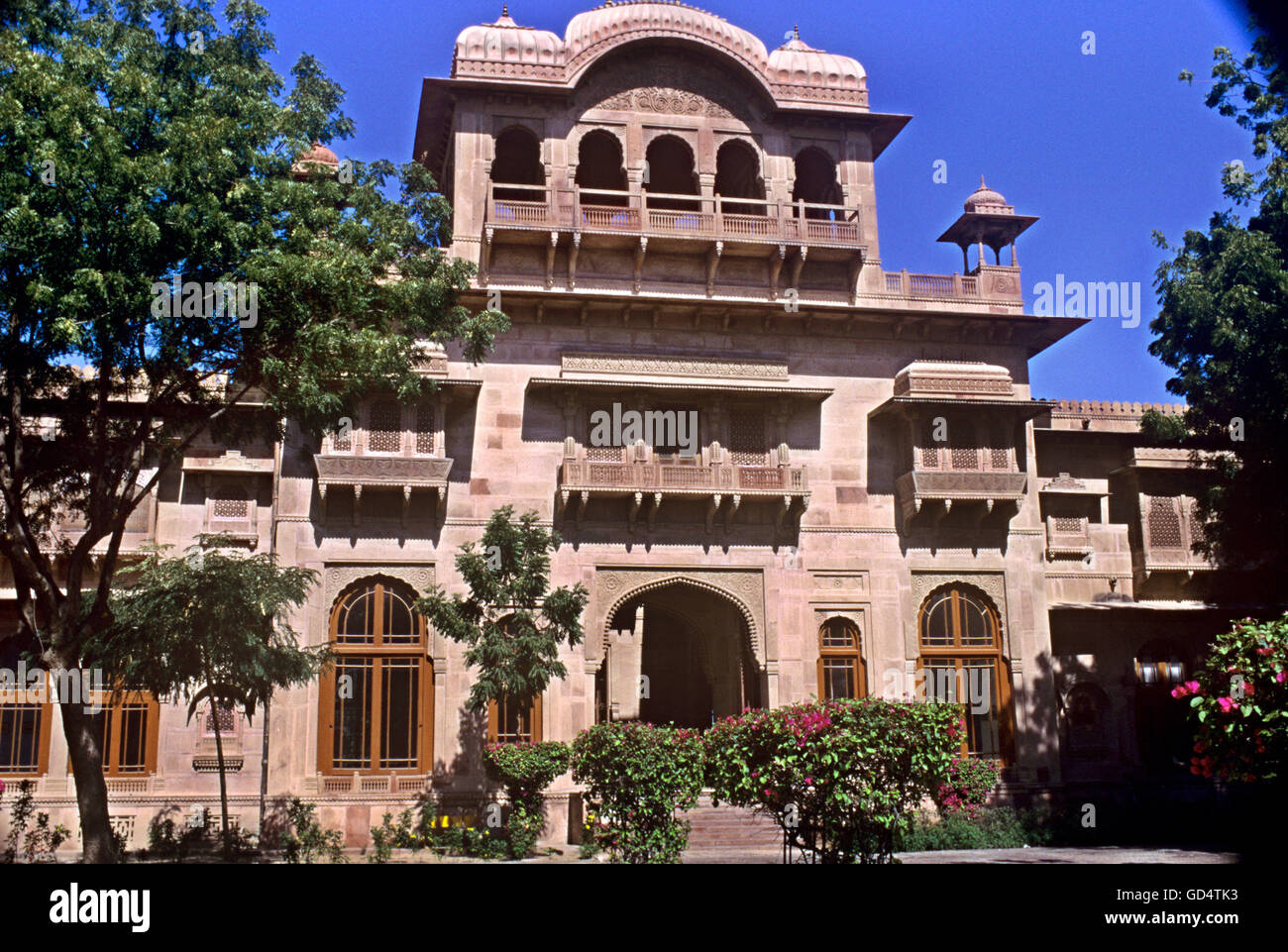 Hotel Lalgarh Palace Stock Photo