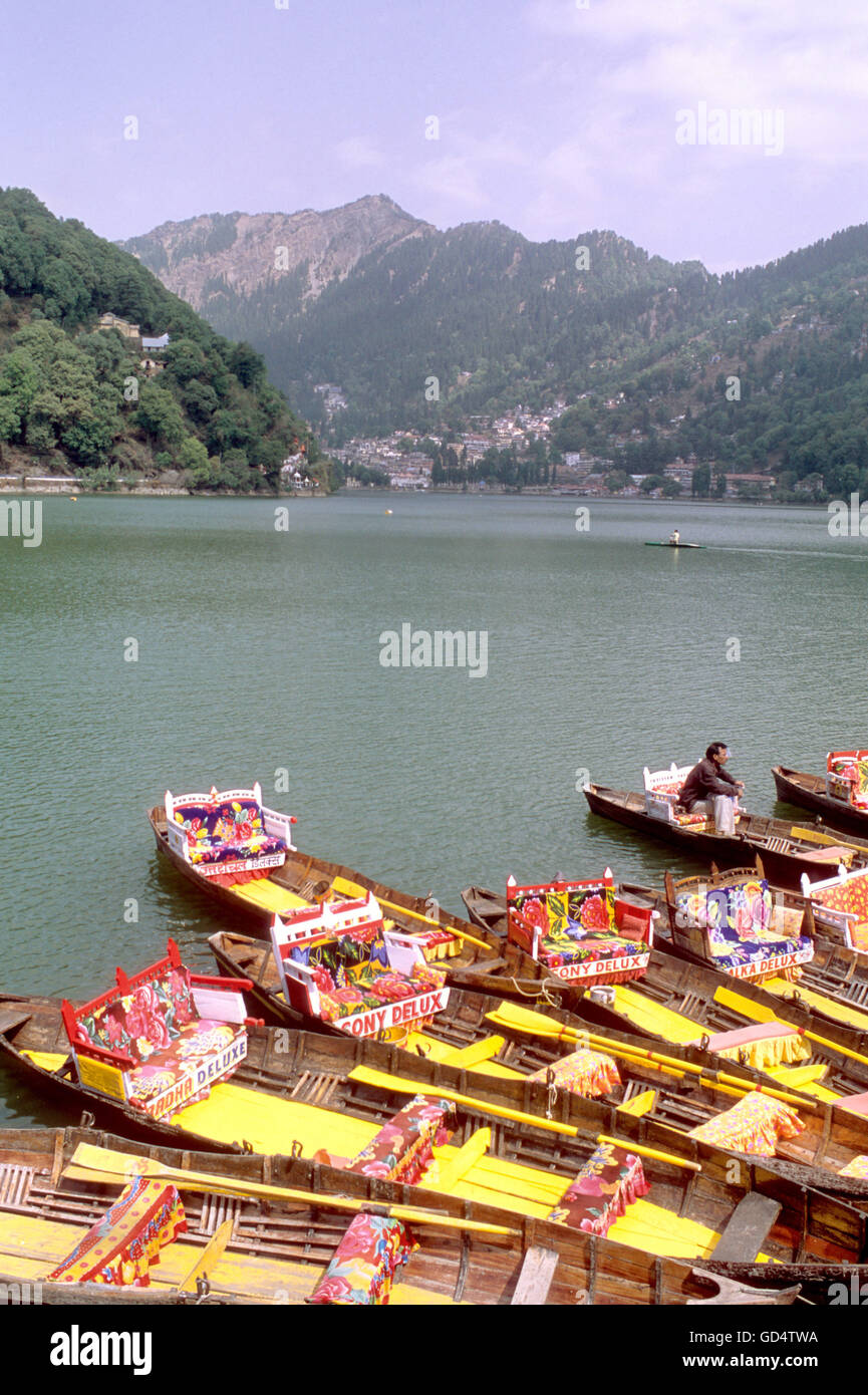 Nainital Lake Stock Photo