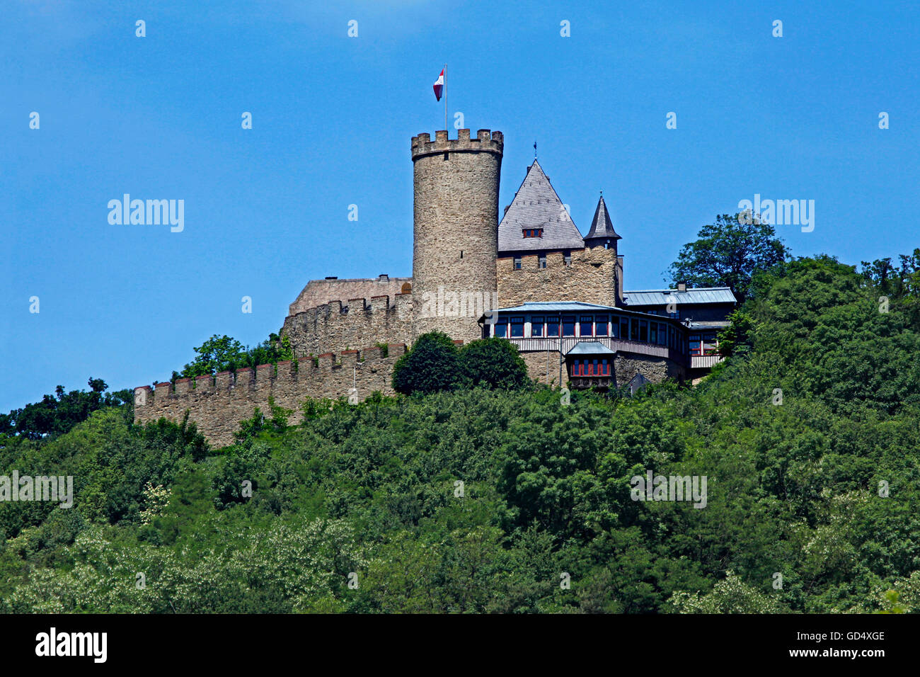 Biedenkopf Castle, Landmark of Biedenkopf City, district of Marburg-Biedenkopf, Hesse, Germany Stock Photo