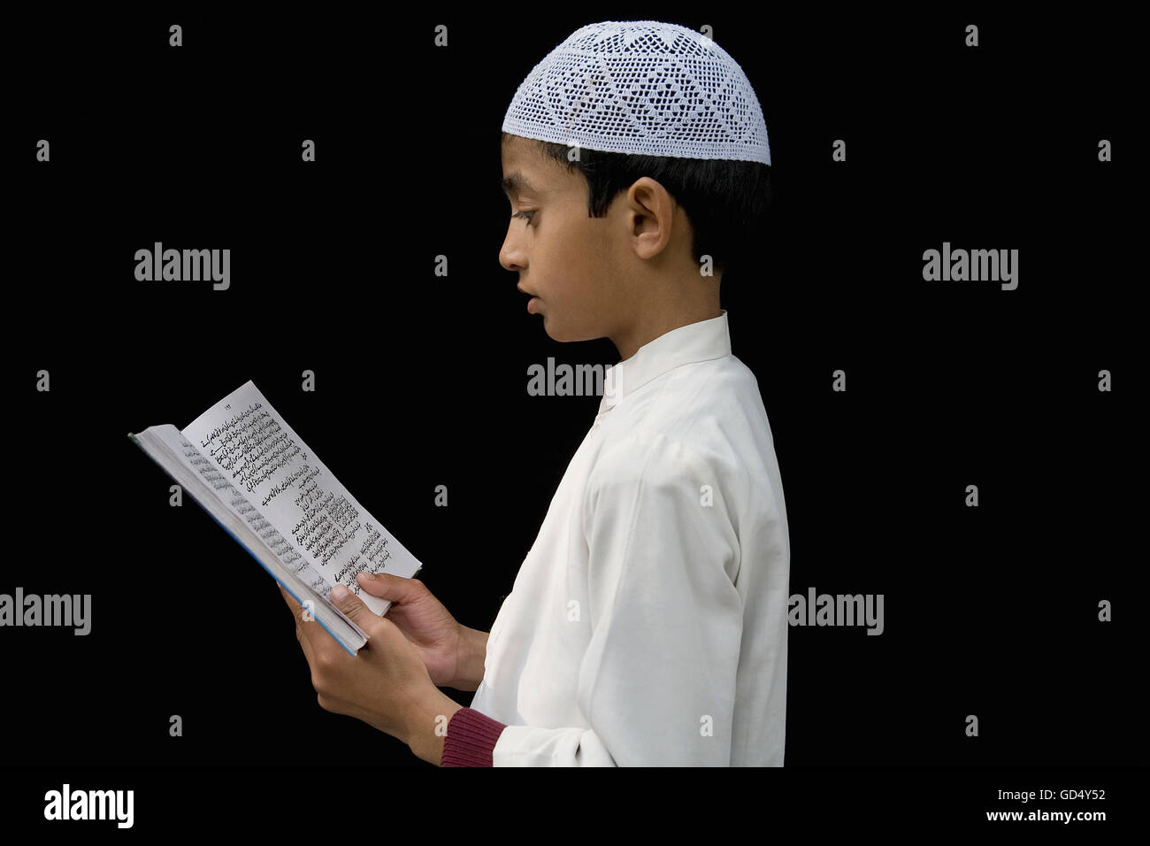 Black And White Boy Reading Stock Photos & Black And White Boy Reading