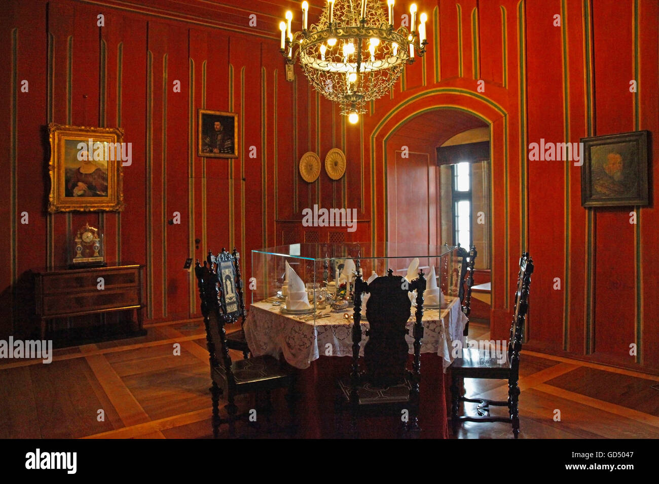 The Prince's Wing of Coburg castle, Living room in guest apartment