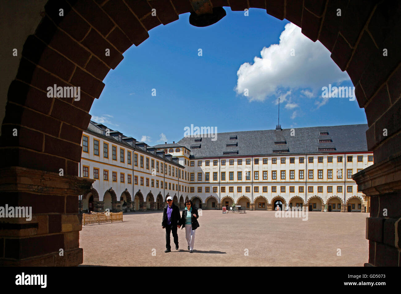 Friedenstein Castle, Gotha, Thuringia, Germany Stock Photo