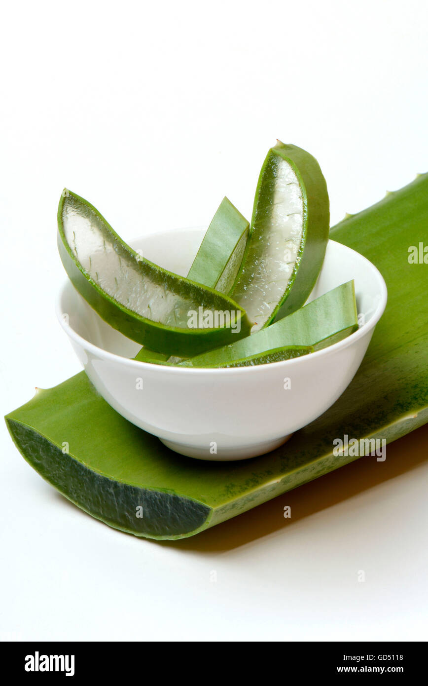 Aloe vera gel in bowl hi-res stock photography and images - Alamy