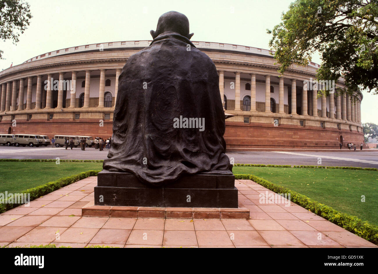 Statue of Mahatma Gandhi Stock Photo