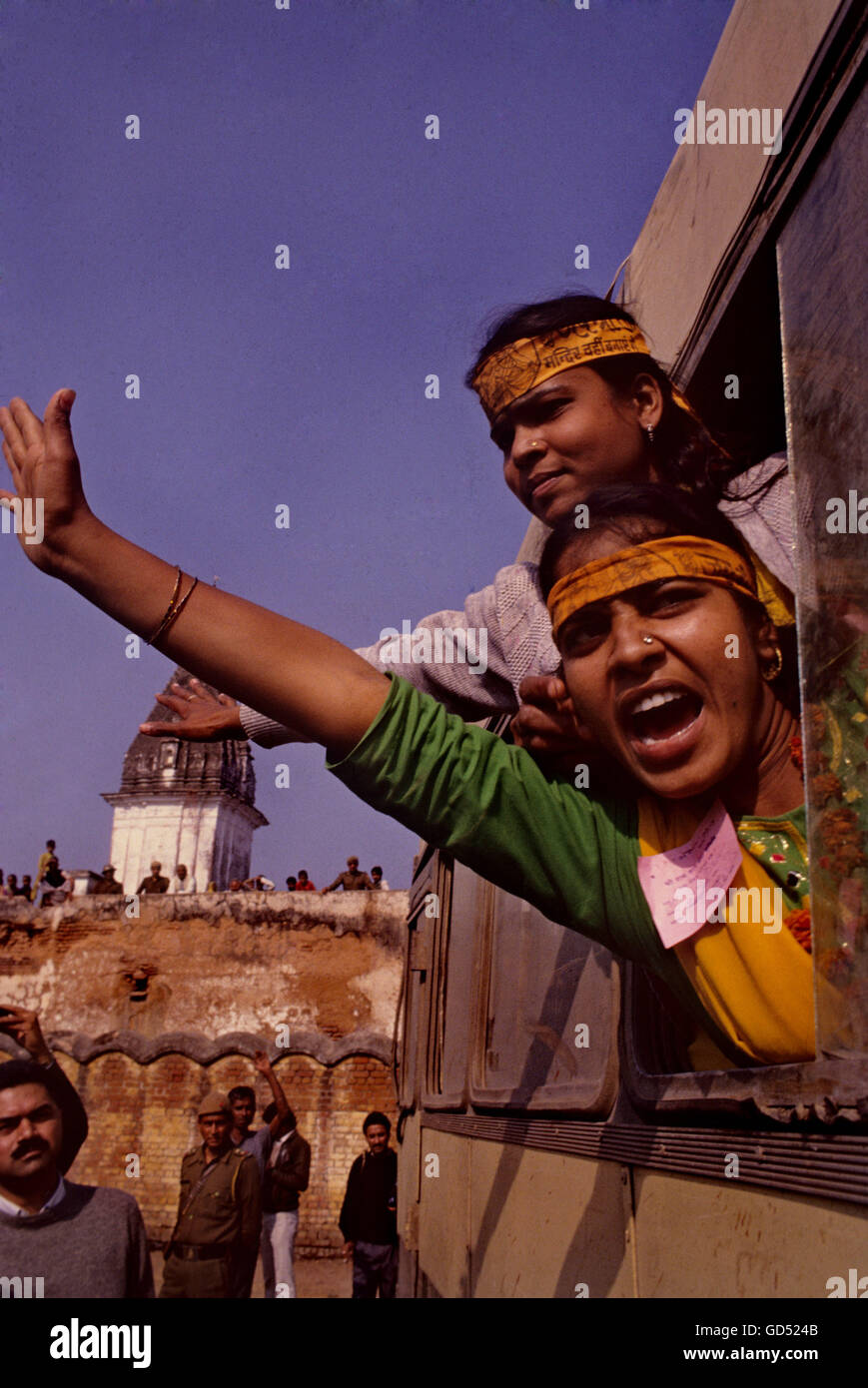 Women in rally Stock Photo - Alamy