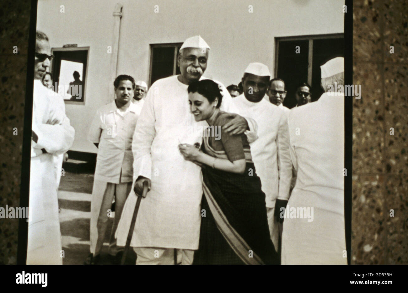 Prime Minister Indira Gandhi Stock Photo