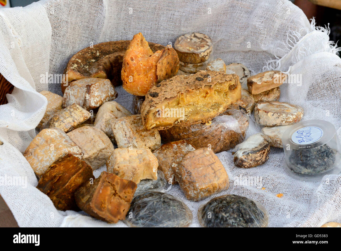 Old dried out cheese Stock Photo Alamy