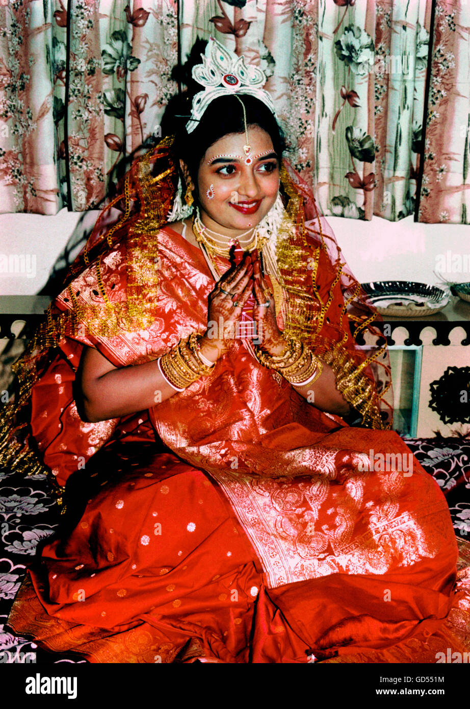 Bengali bride Stock Photo