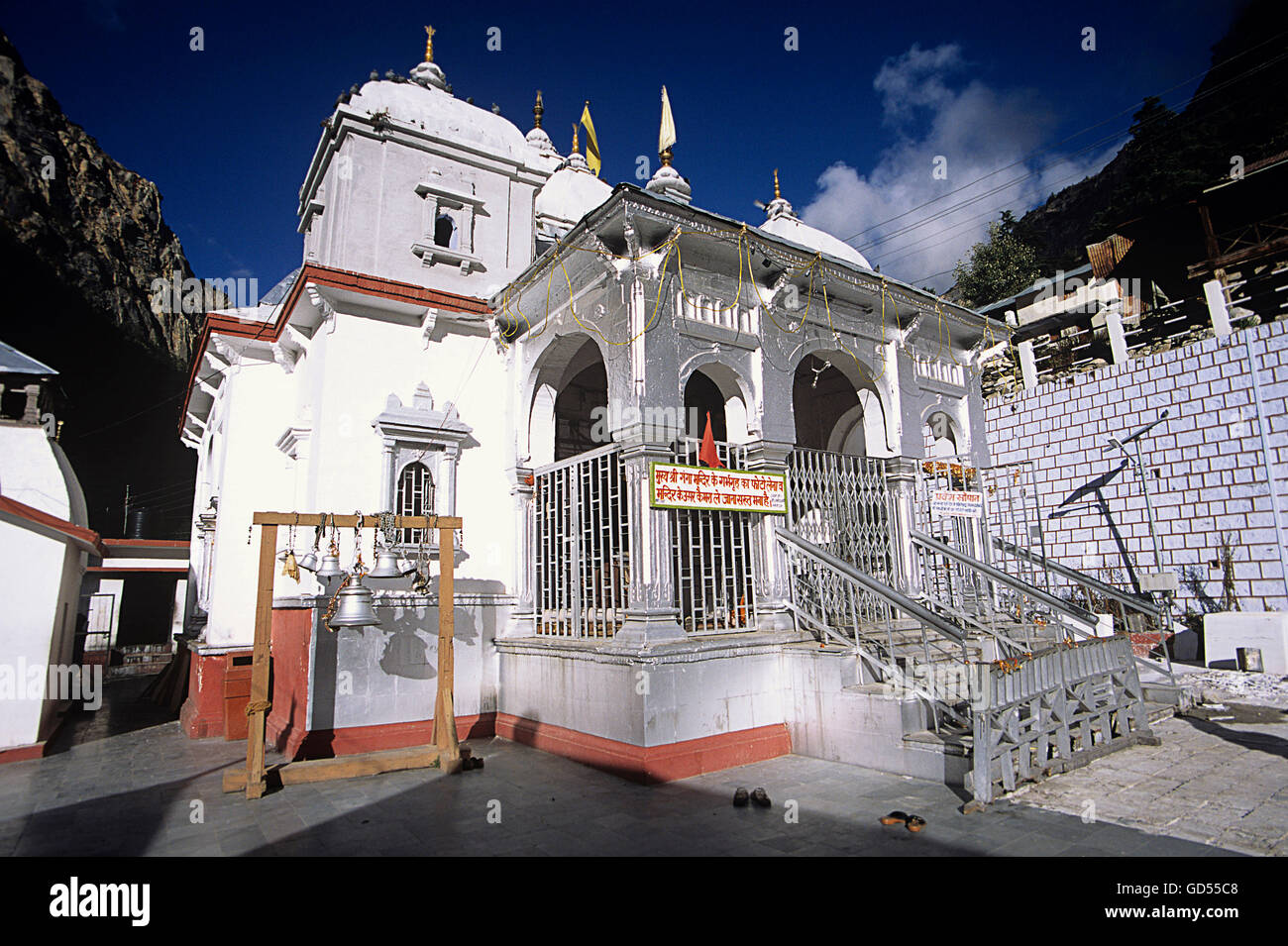 Maa Ganga Temple Stock Photo