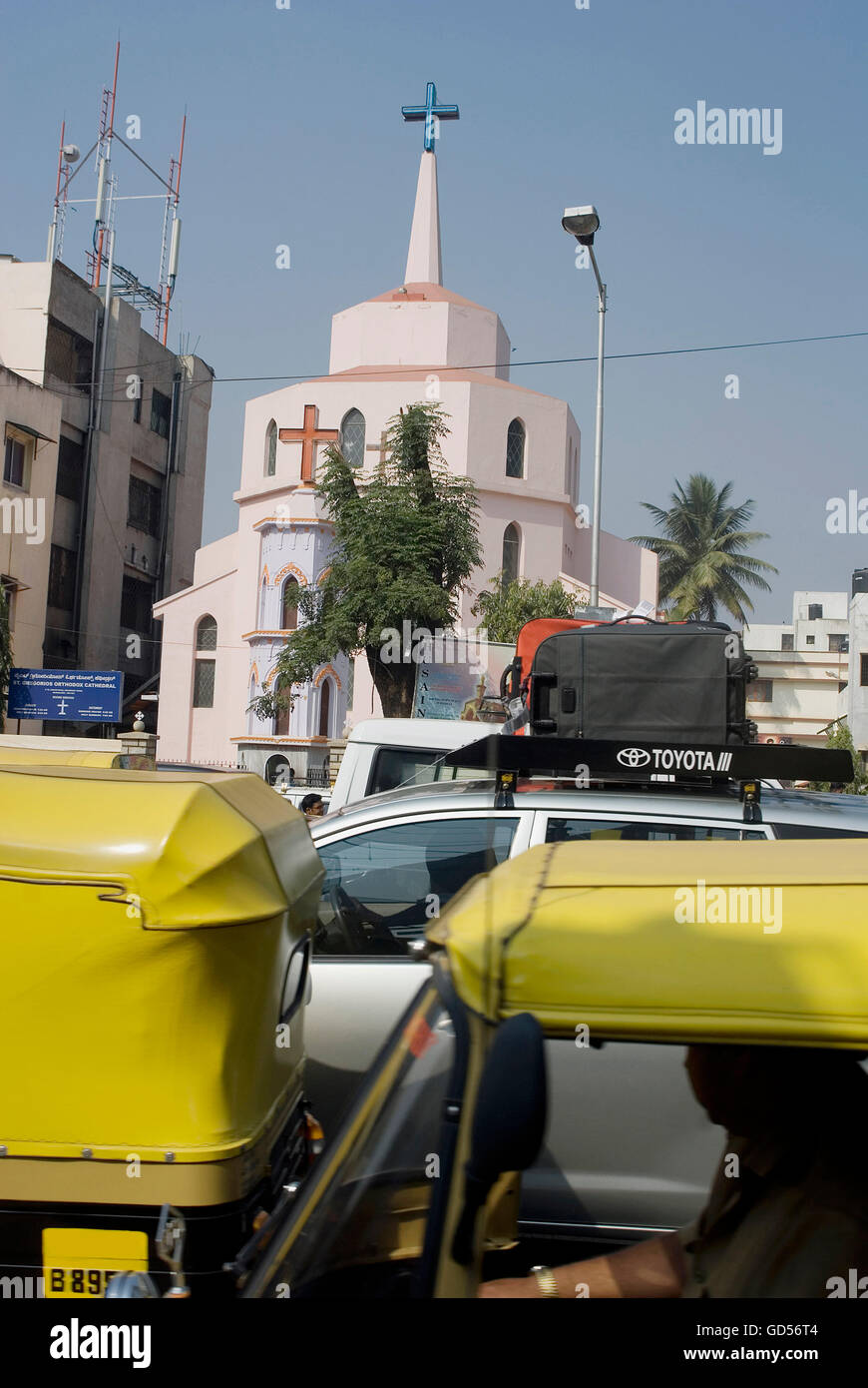 Church in Shivaji Nagar Stock Photo - Alamy