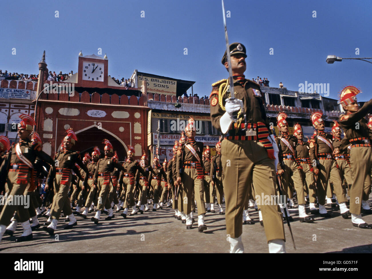 BSF-Border Security Force Stock Photo