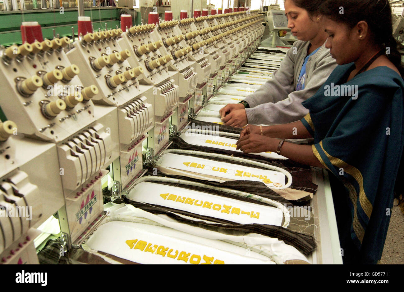 Garment Factory Workers Stock Photos & Garment Factory Workers Stock