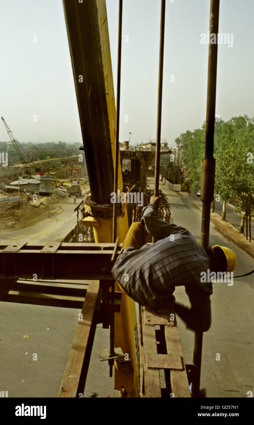 Worker at the construction site Stock Photo - Alamy