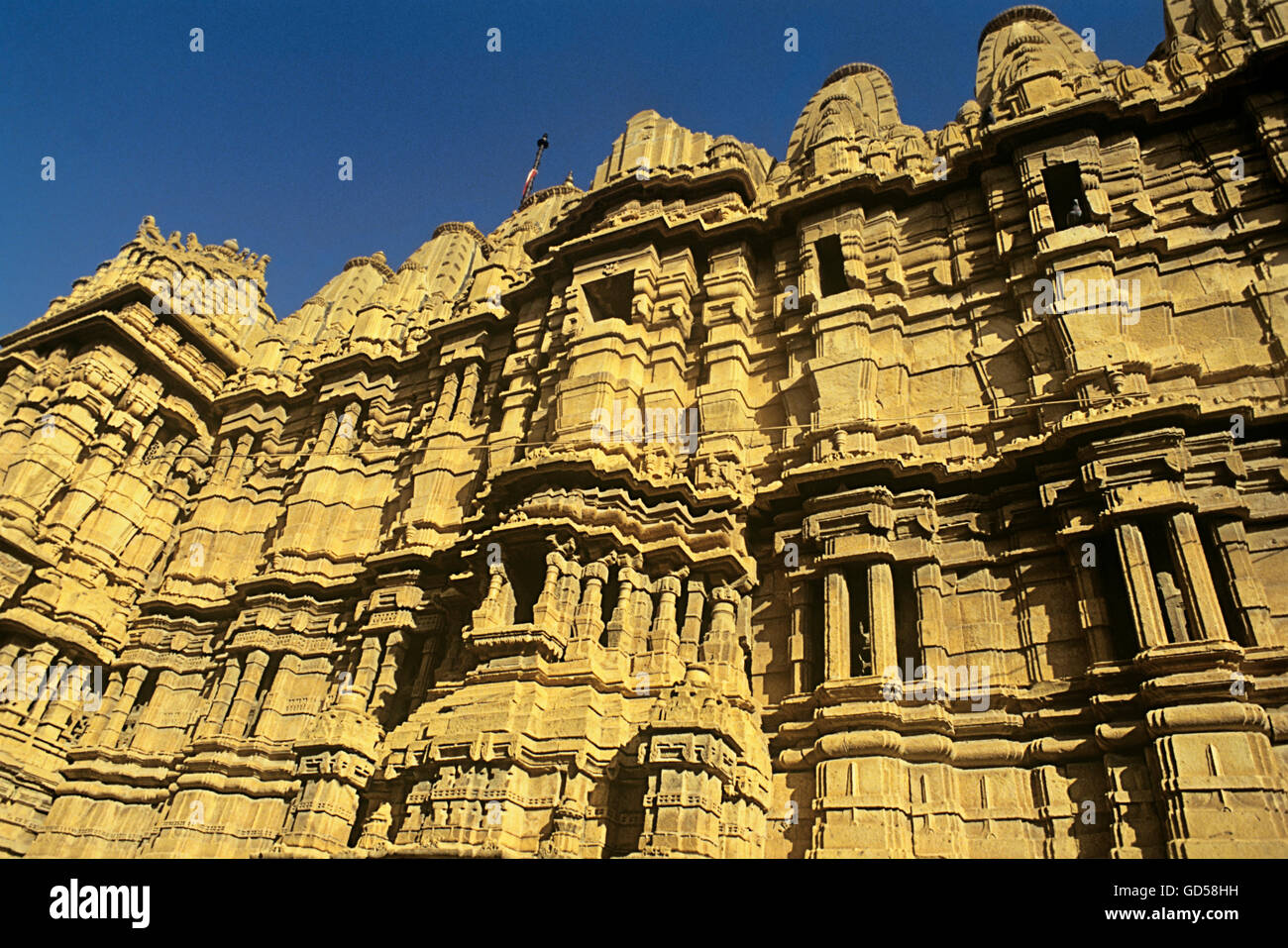 Amar Sagar Jain Temple Stock Photo