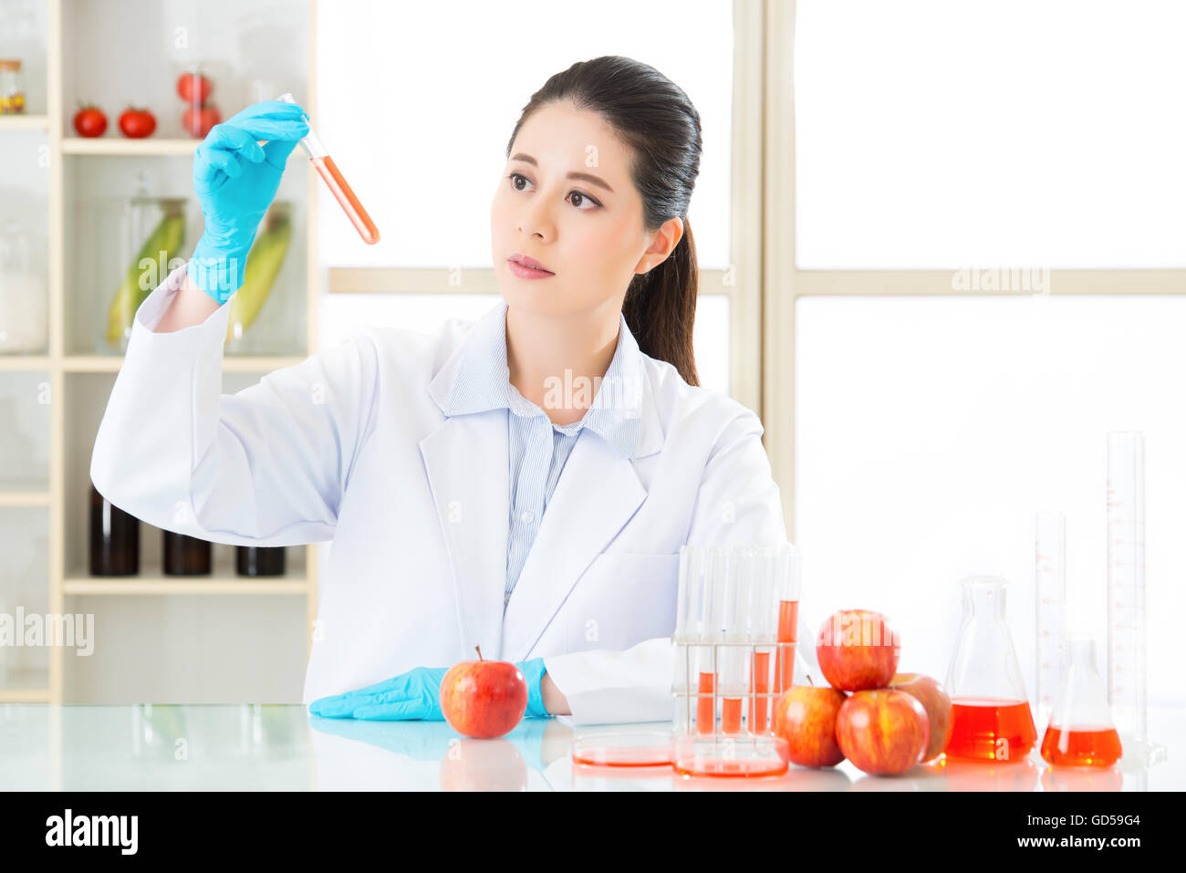 genetic modification is not only way for food plan diet Stock Photo