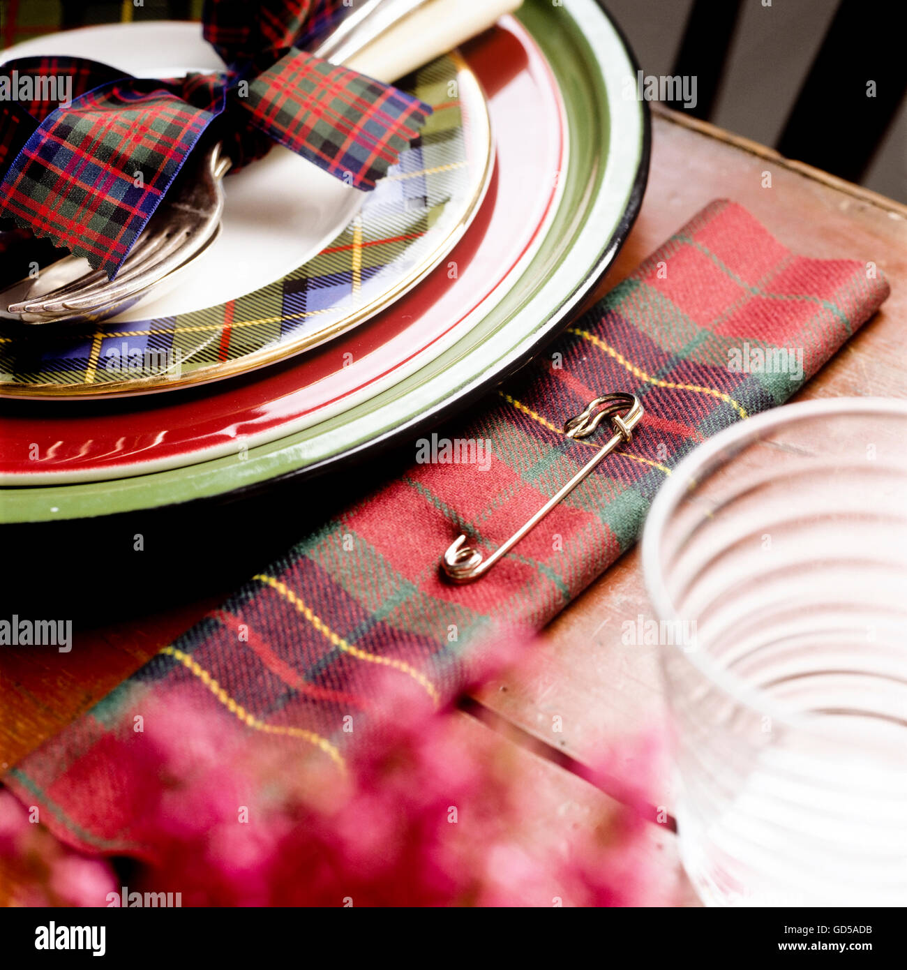Scottish Table Stock Photo