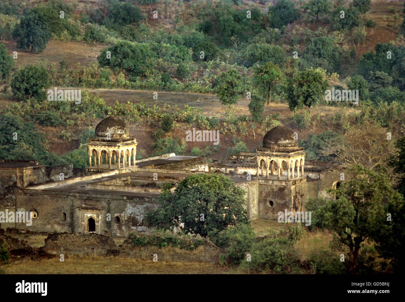 Baz Bahadur's Palace Stock Photo