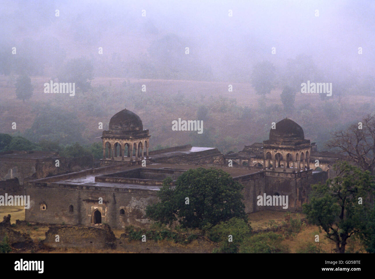 Baz Bahadur's Palace Stock Photo