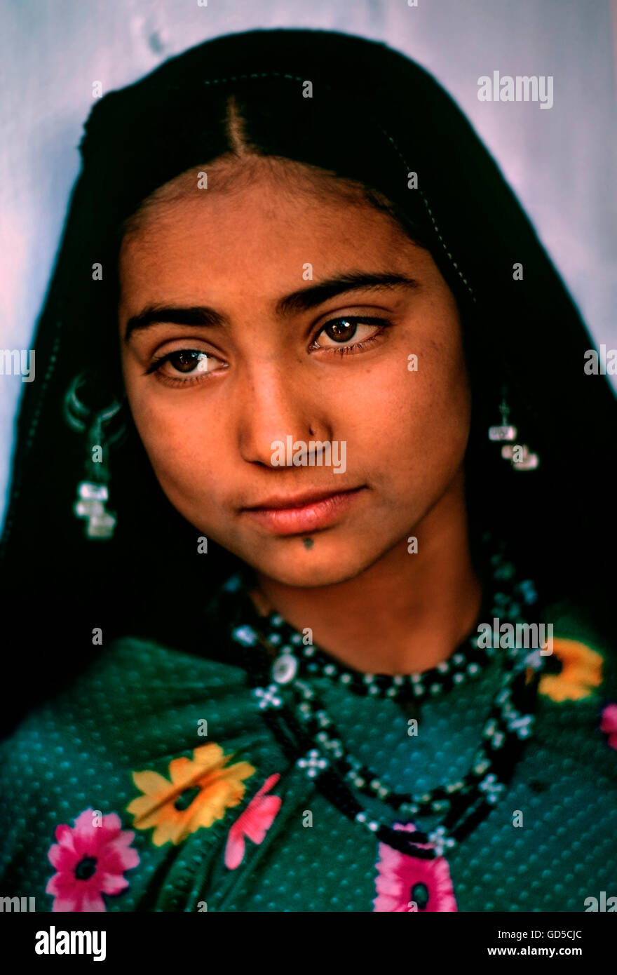 Rabari tribal girl Stock Photo