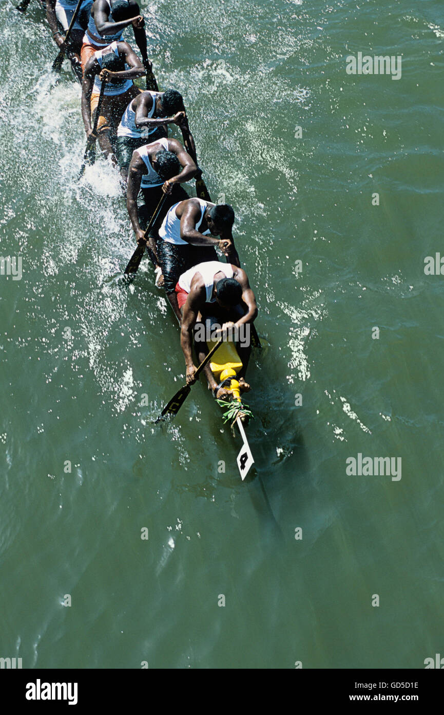 Boat racing Stock Photo